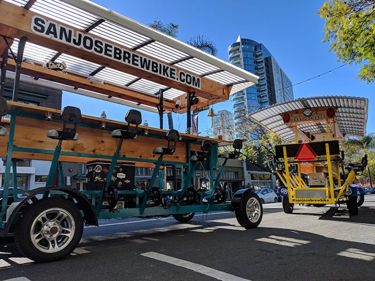 Fun Ideas for Large Groups San Jose Brew Bike