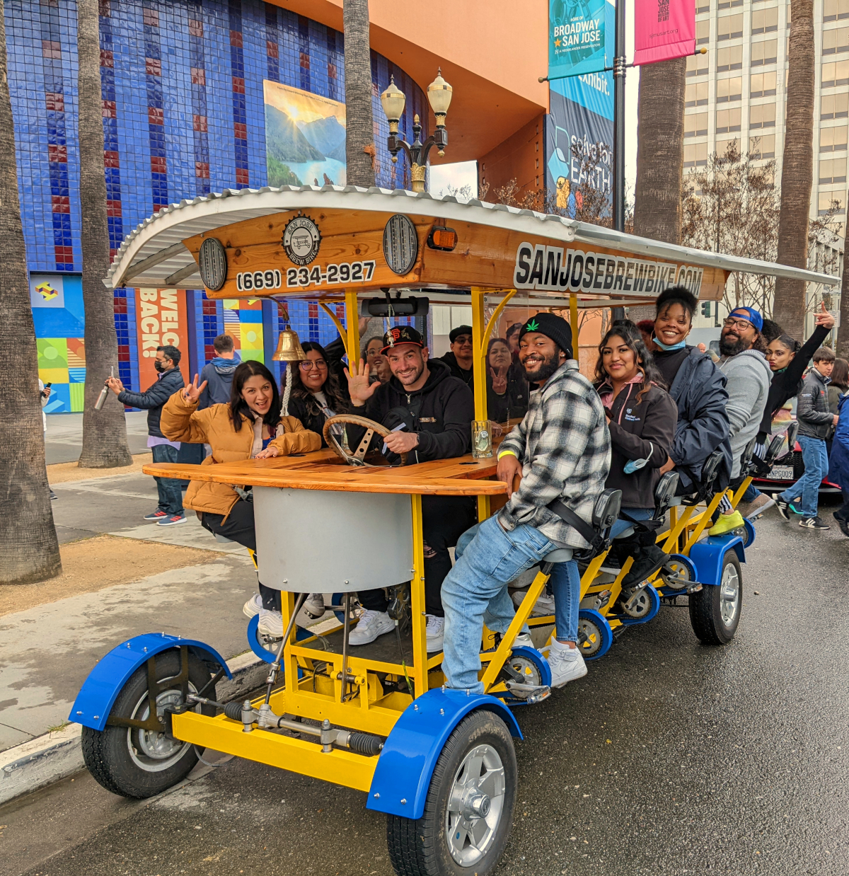 Downtown San Jose Brew Bike birthday