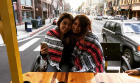 Celebrating on a Bar and Brewery Tour